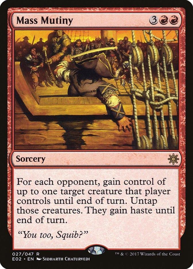 Magic: The Gathering MTG Single Mass Mutiny [Explorers of Ixalan]