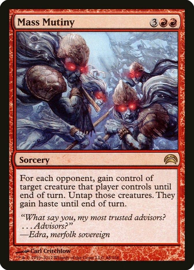 Magic: The Gathering MTG Single Mass Mutiny [Planechase 2012]