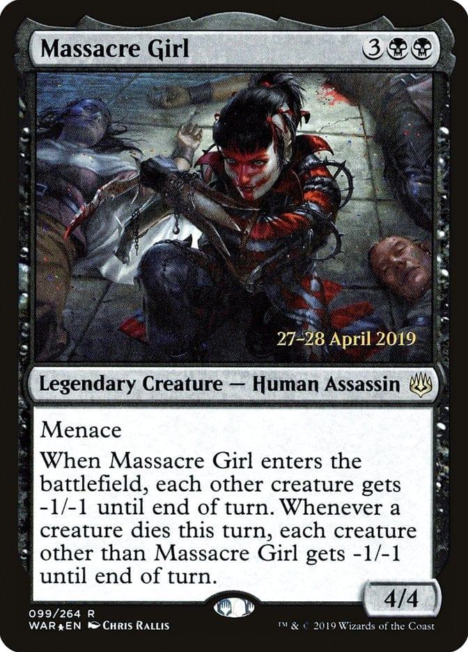 Magic: The Gathering MTG Single Massacre Girl  [War of the Spark Prerelease Promos]