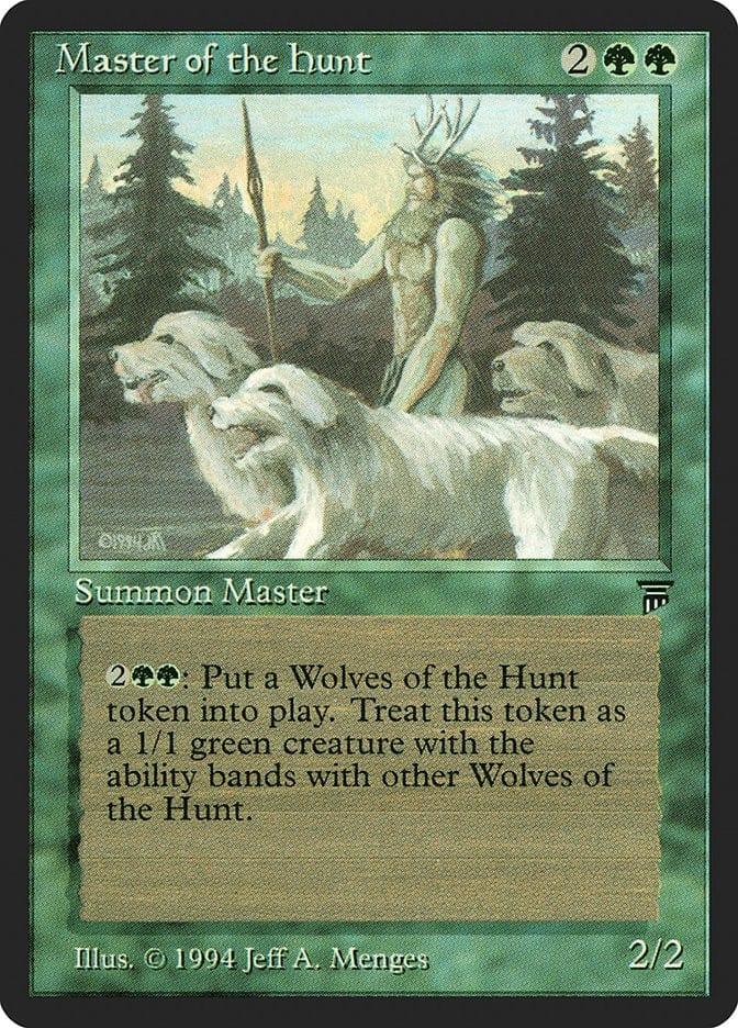 Magic: The Gathering MTG Single Master of the Hunt [Legends]