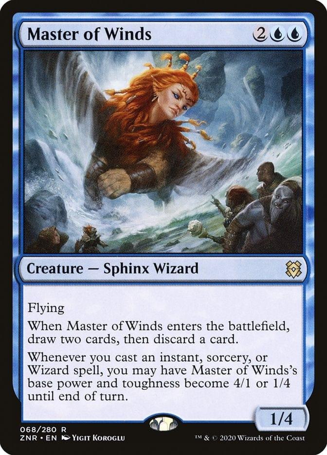 Magic: The Gathering MTG Single Master of Winds [Zendikar Rising]