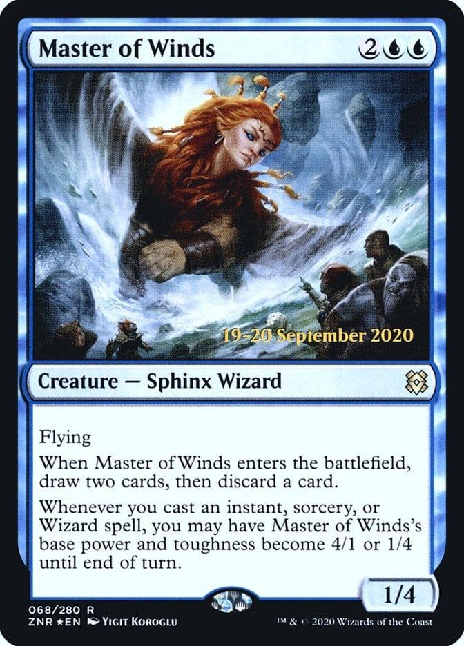 Magic: The Gathering MTG Single Master of Winds [Zendikar Rising Prerelease Promos]
