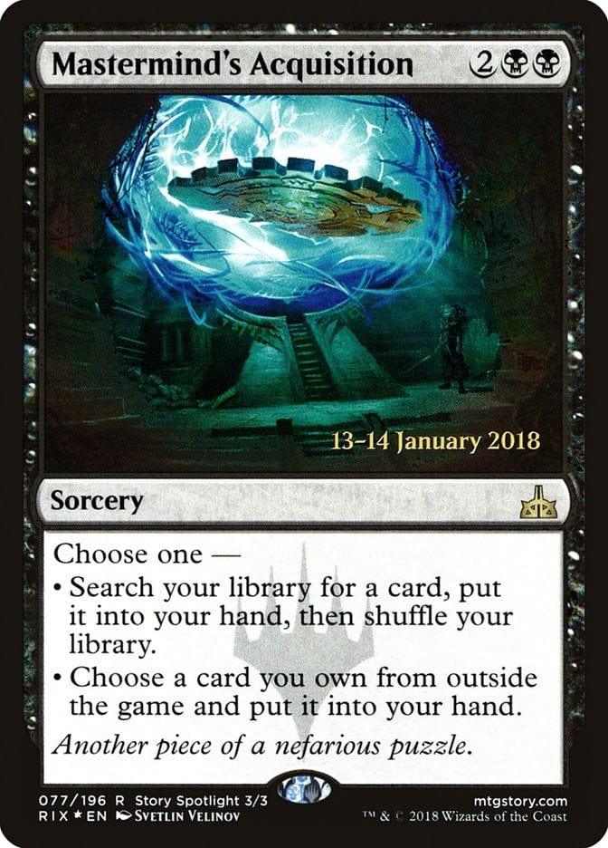 Magic: The Gathering MTG Single Mastermind's Acquisition [Rivals of Ixalan Prerelease Promos]