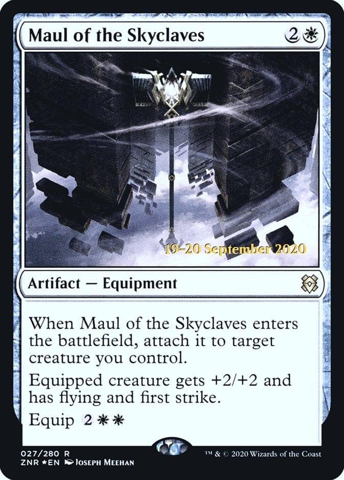 Magic: The Gathering MTG Single Maul of the Skyclaves [Zendikar Rising Prerelease Promos]