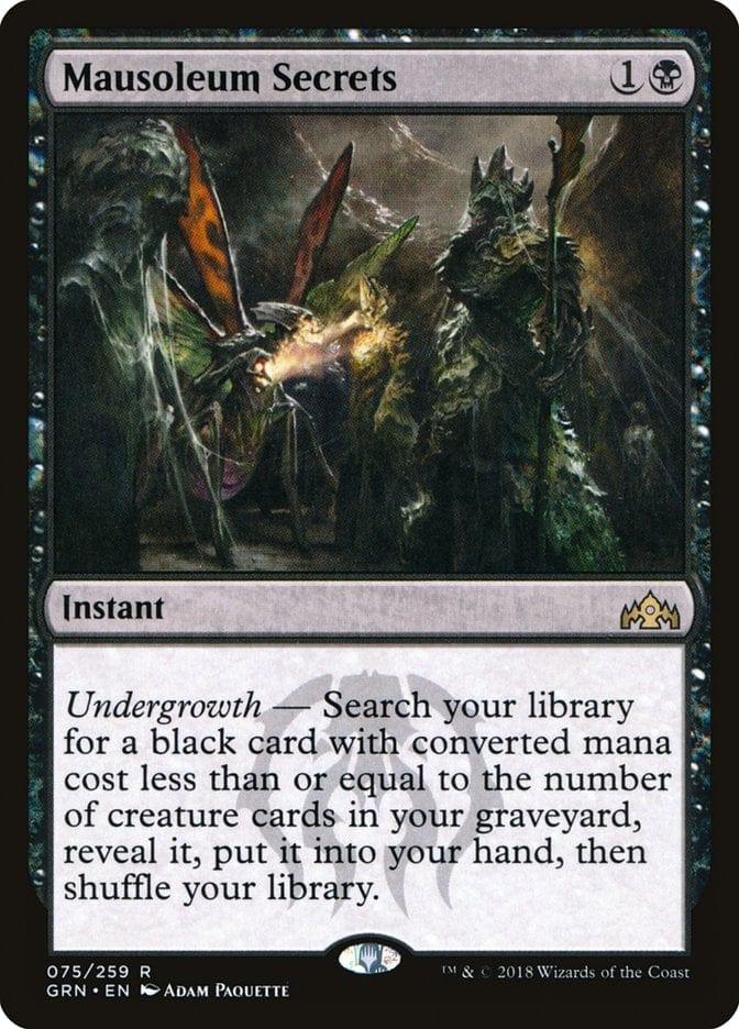 Magic: The Gathering MTG Single Mausoleum Secrets [Guilds of Ravnica]