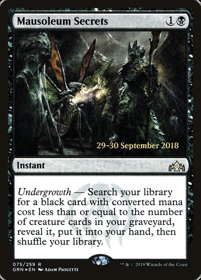 Magic: The Gathering MTG Single Mausoleum Secrets  [Guilds of Ravnica Prerelease Promos]