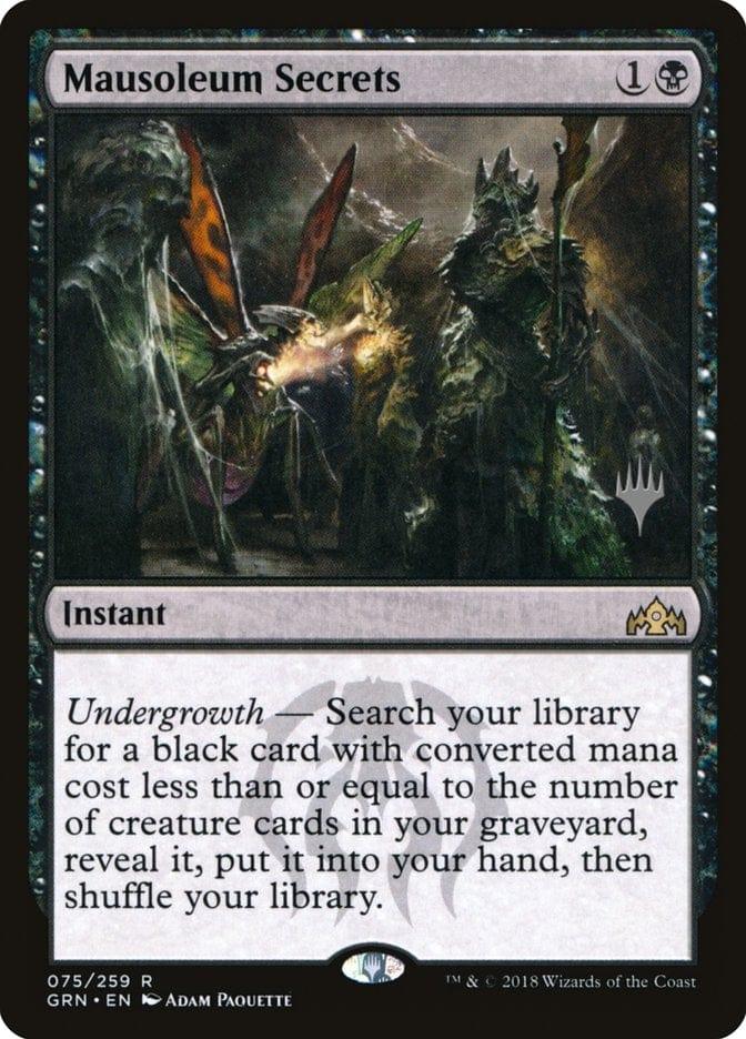 Magic: The Gathering MTG Single Mausoleum Secrets (Promo Pack) [Guilds of Ravnica Promos]