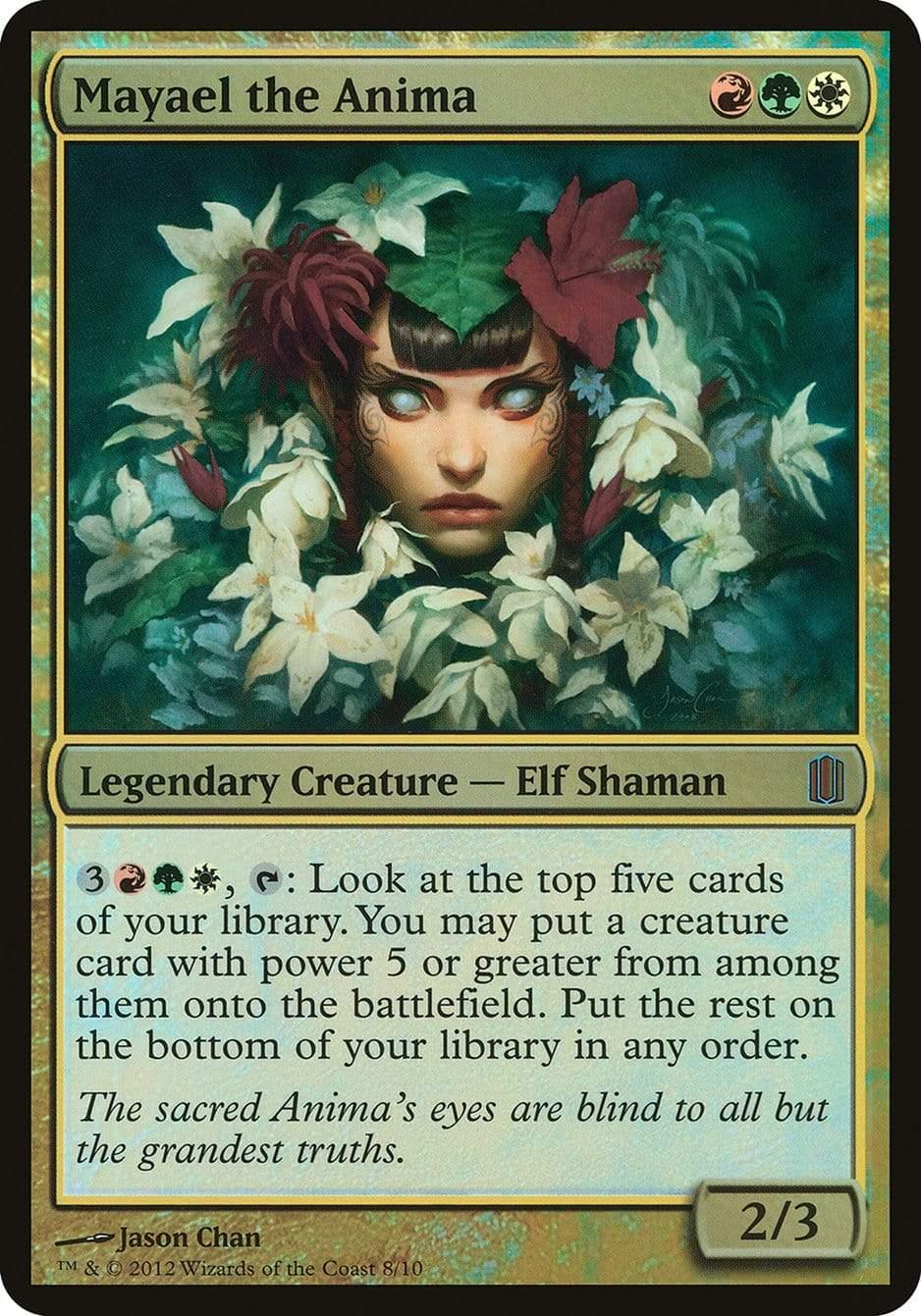 Magic: The Gathering MTG Single Mayael the Anima (Oversized) [Commander's Arsenal Oversized]