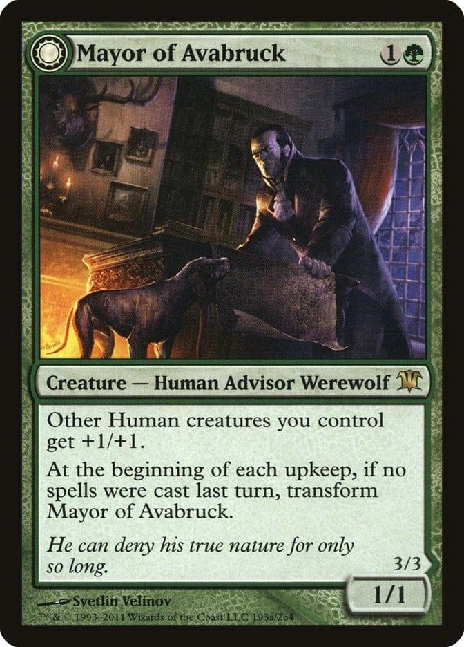 Magic: The Gathering MTG Single Mayor of Avabruck // Howlpack Alpha [Innistrad]