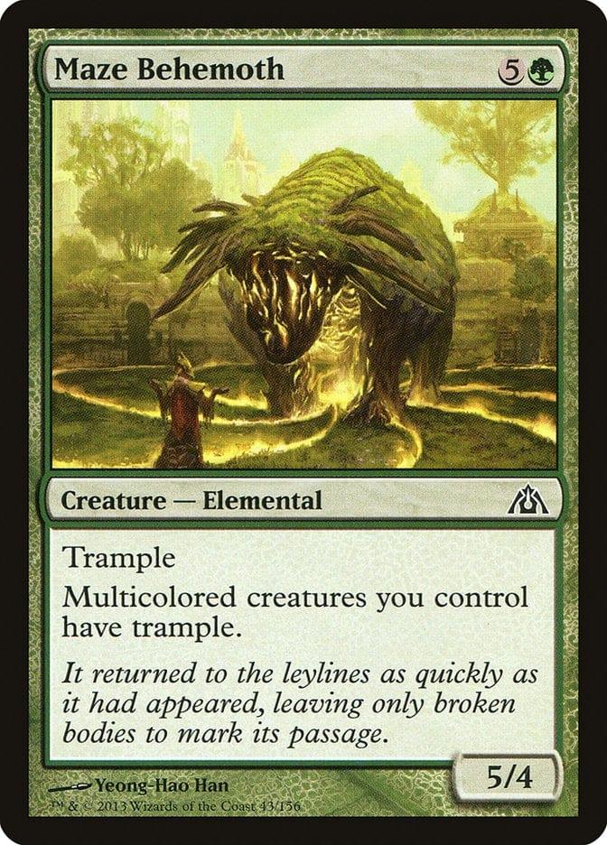Magic: The Gathering MTG Single Maze Behemoth [Dragon's Maze]