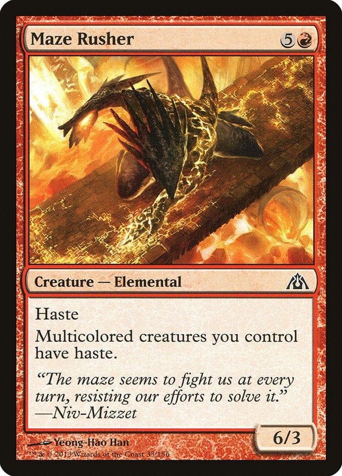 Magic: The Gathering MTG Single Maze Rusher [Dragon's Maze]