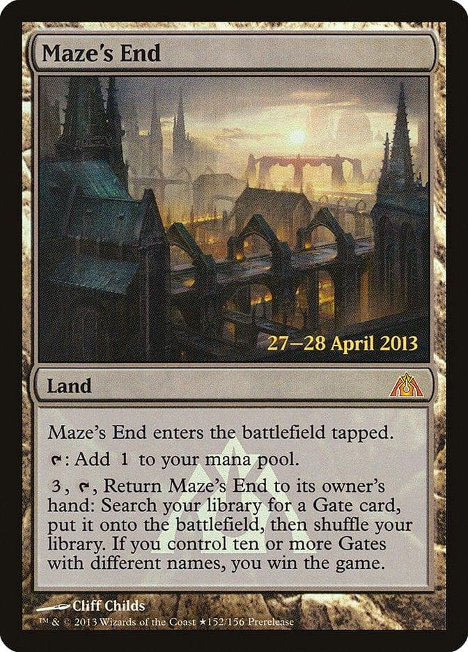Magic: The Gathering MTG Single Maze's End  [Dragon's Maze Prerelease Promos]