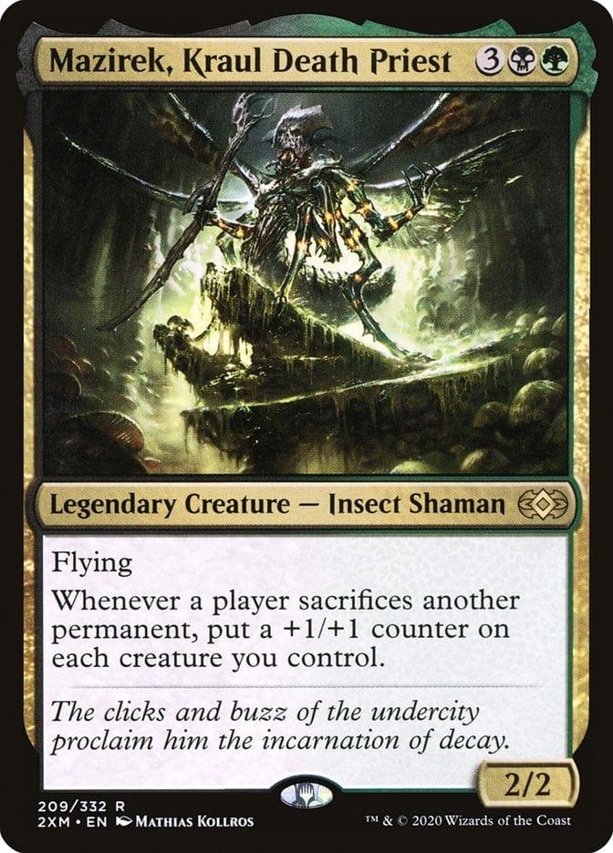 Magic: The Gathering MTG Single Mazirek, Kraul Death Priest [Double Masters]