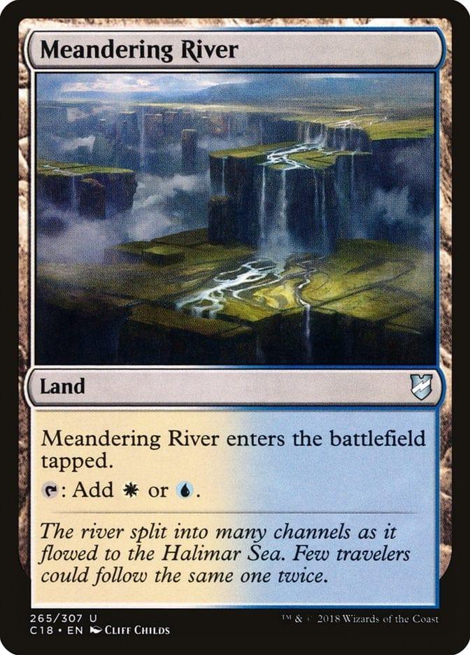 Magic: The Gathering MTG Single Meandering River [Commander 2018]