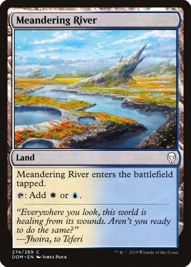 Magic: The Gathering MTG Single Meandering River [Dominaria]
