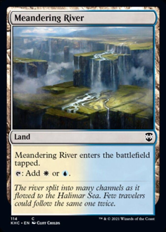 Magic: The Gathering MTG Single Meandering River [Kaldheim Commander]