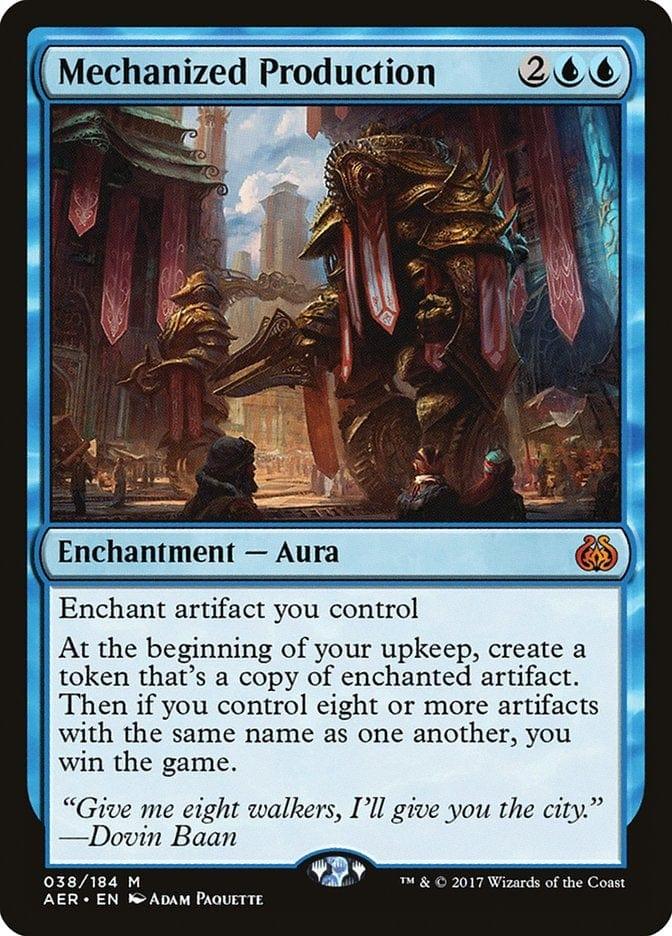 Magic: The Gathering MTG Single Mechanized Production [Aether Revolt]