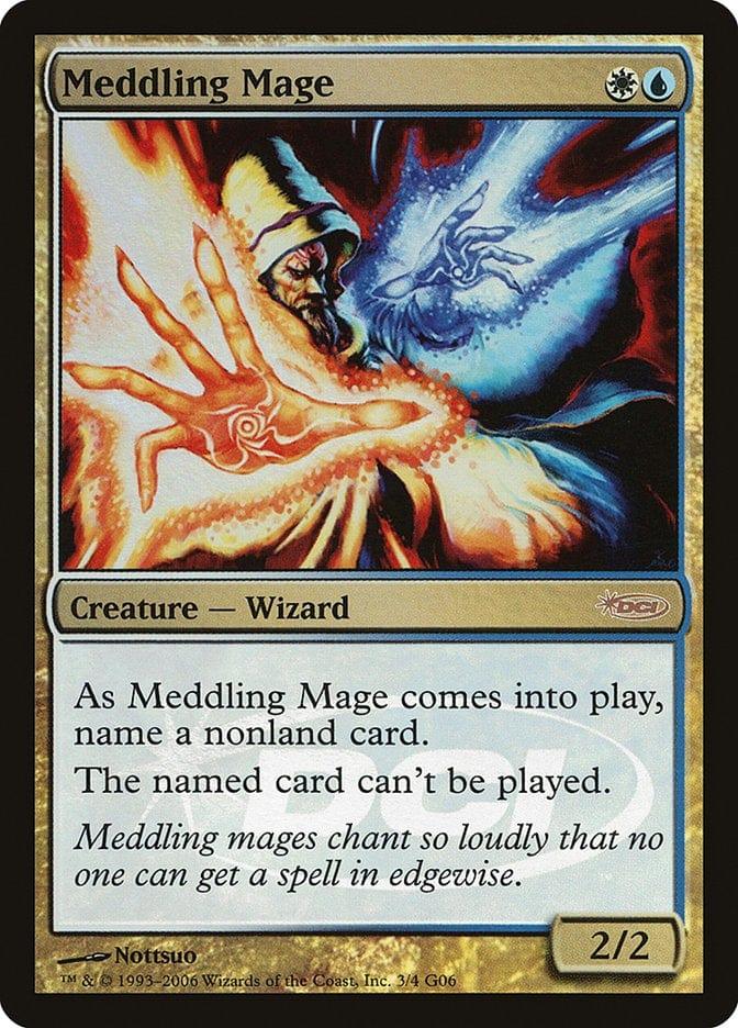 Magic: The Gathering MTG Single Meddling Mage [Judge Gift Cards 2006]