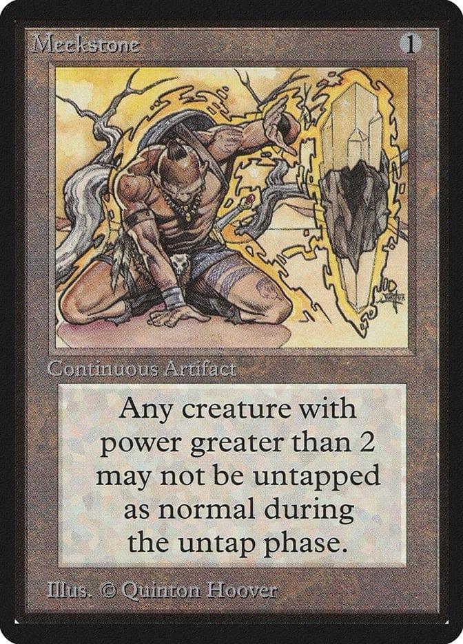 Magic: The Gathering MTG Single Meekstone [Limited Edition Beta]