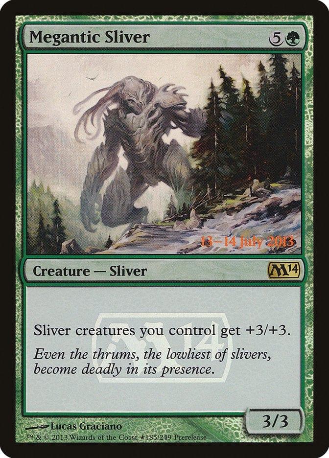Magic: The Gathering MTG Single Megantic Sliver [Magic 2014 Prerelease Promos]
