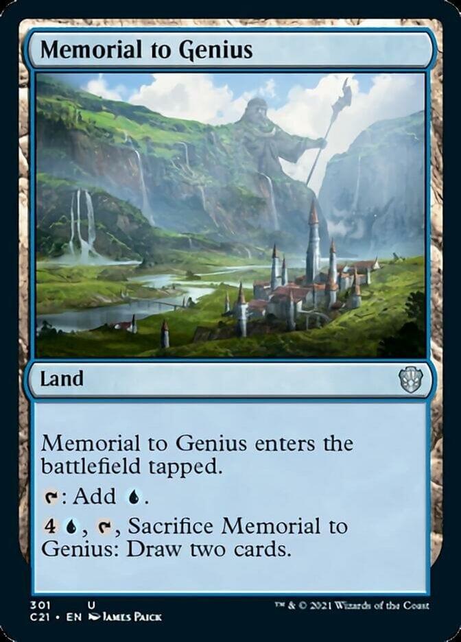 Magic: The Gathering MTG Single Memorial to Genius [Commander 2021]