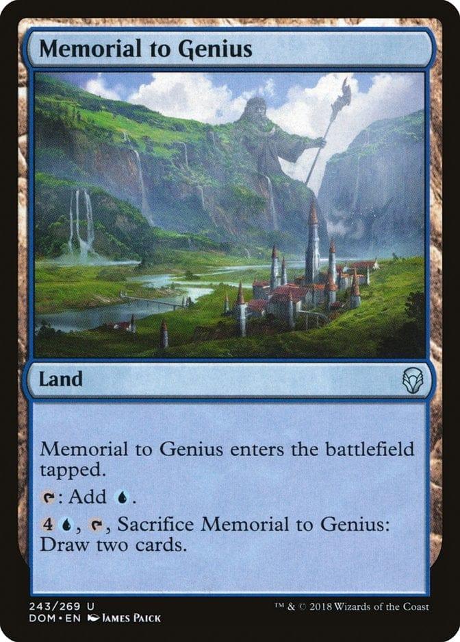 Magic: The Gathering MTG Single Memorial to Genius [Dominaria]