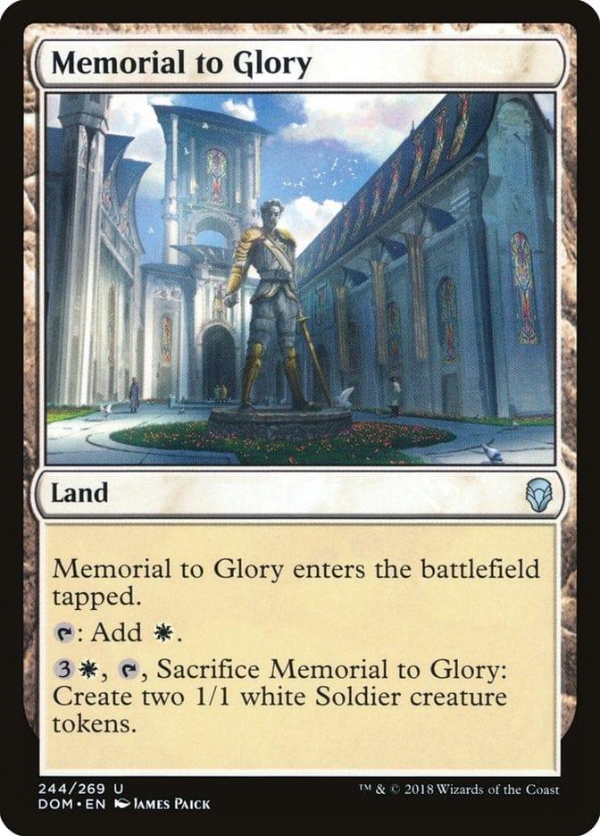 Magic: The Gathering MTG Single Memorial to Glory [Dominaria]