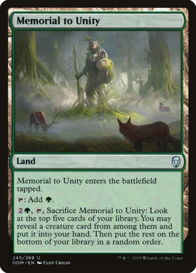 Magic: The Gathering MTG Single Memorial to Unity [Dominaria]
