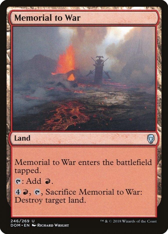Magic: The Gathering MTG Single Memorial to War [Dominaria]