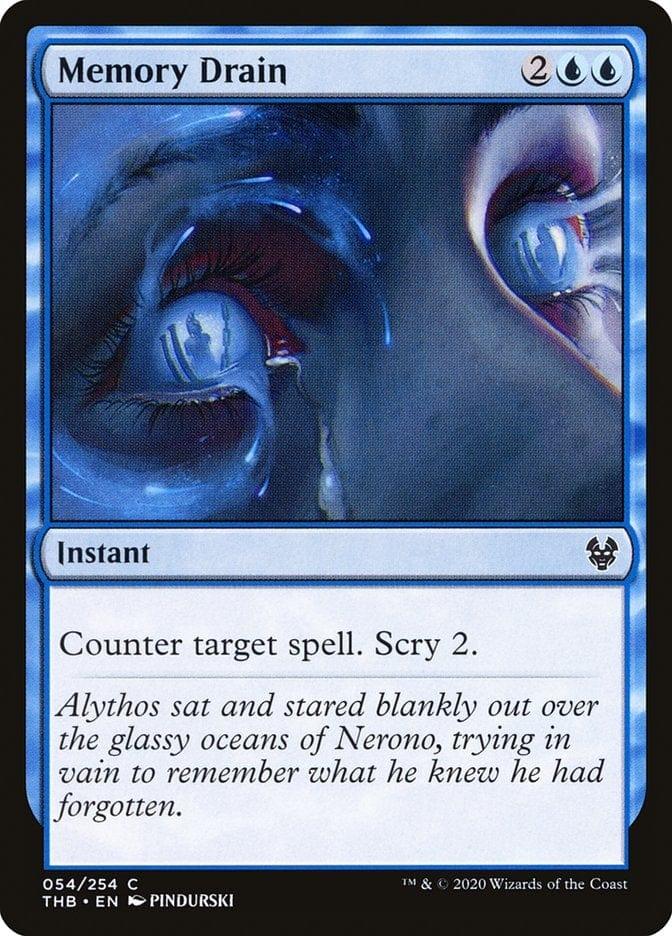 Magic: The Gathering MTG Single Memory Drain [Theros Beyond Death]