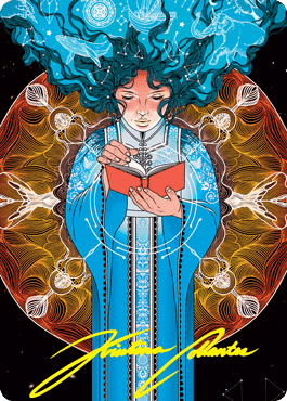 Magic: The Gathering MTG Single Memory Lapse Art Card (Gold-Stamped Signature) [Strixhaven: School of Mages Art Series]