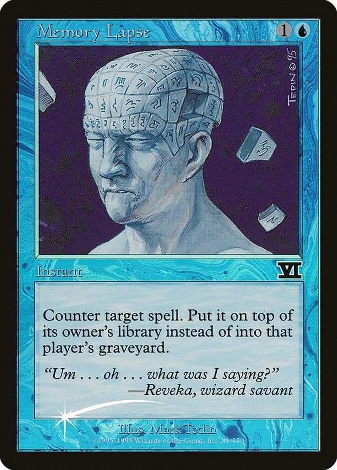 Magic: The Gathering MTG Single Memory Lapse [Judge Gift Cards 1999]