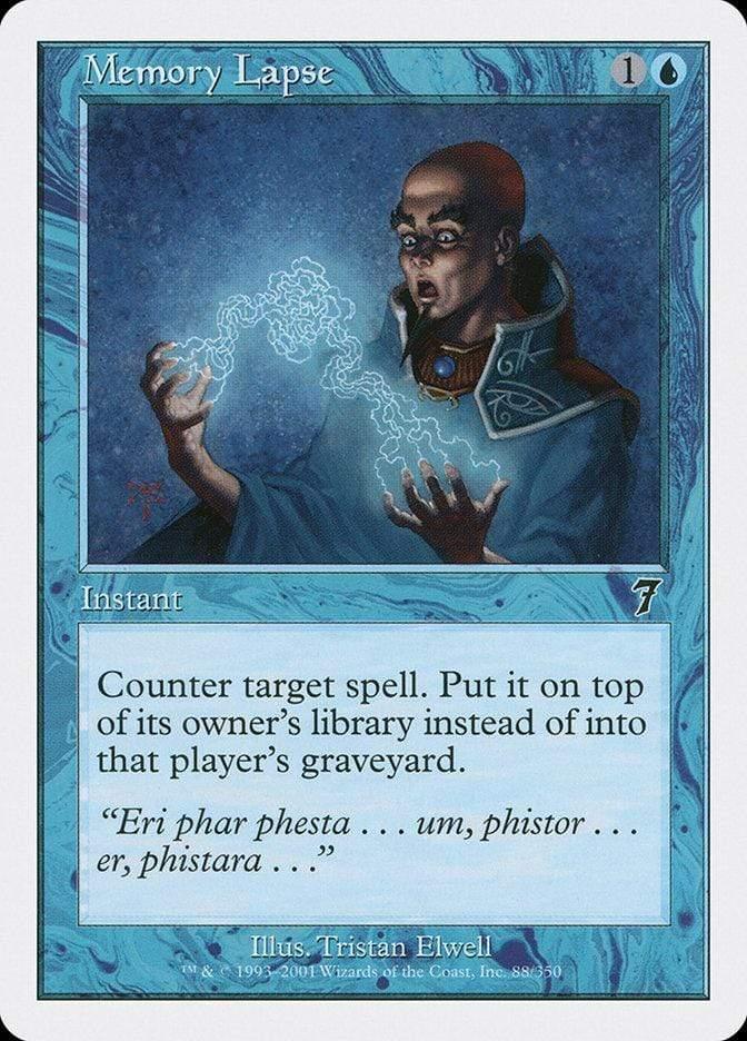 Magic: The Gathering MTG Single Memory Lapse [Seventh Edition]