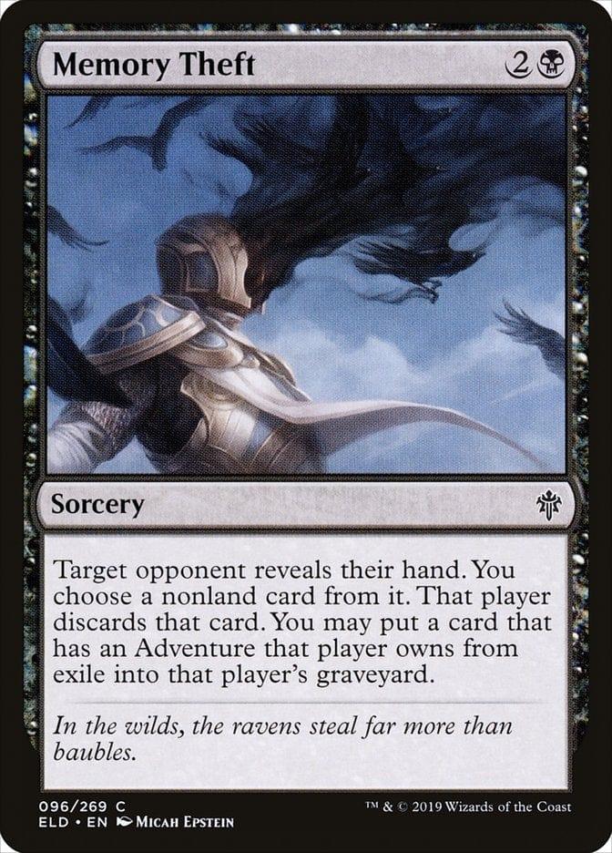 Magic: The Gathering MTG Single Memory Theft [Throne of Eldraine]
