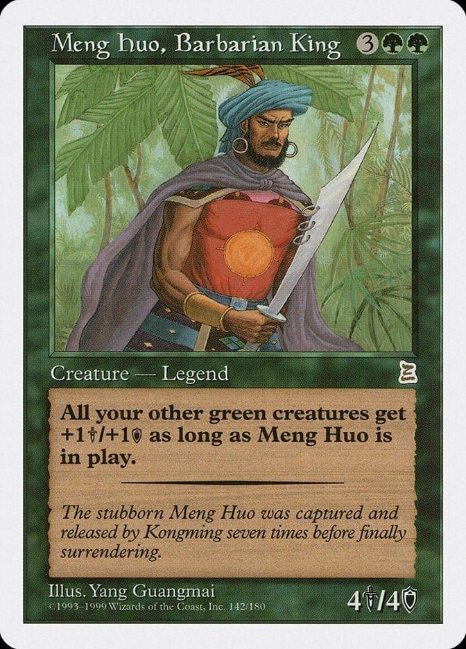 Magic: The Gathering MTG Single Meng Huo, Barbarian King [Portal Three Kingdoms]