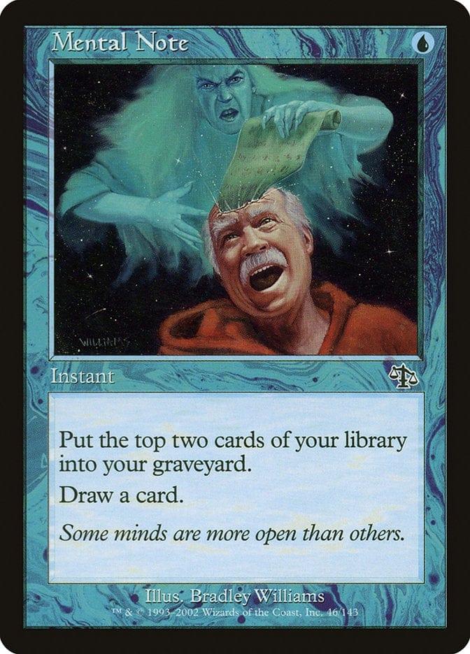 Magic: The Gathering MTG Single Mental Note [Judgment]