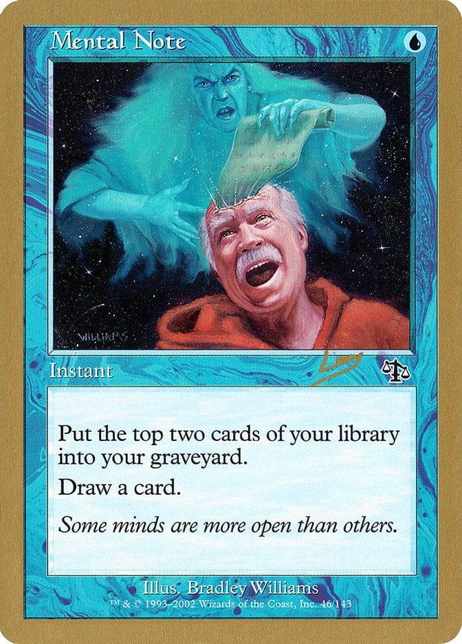 Magic: The Gathering MTG Single Mental Note [World Championship Decks 2002]