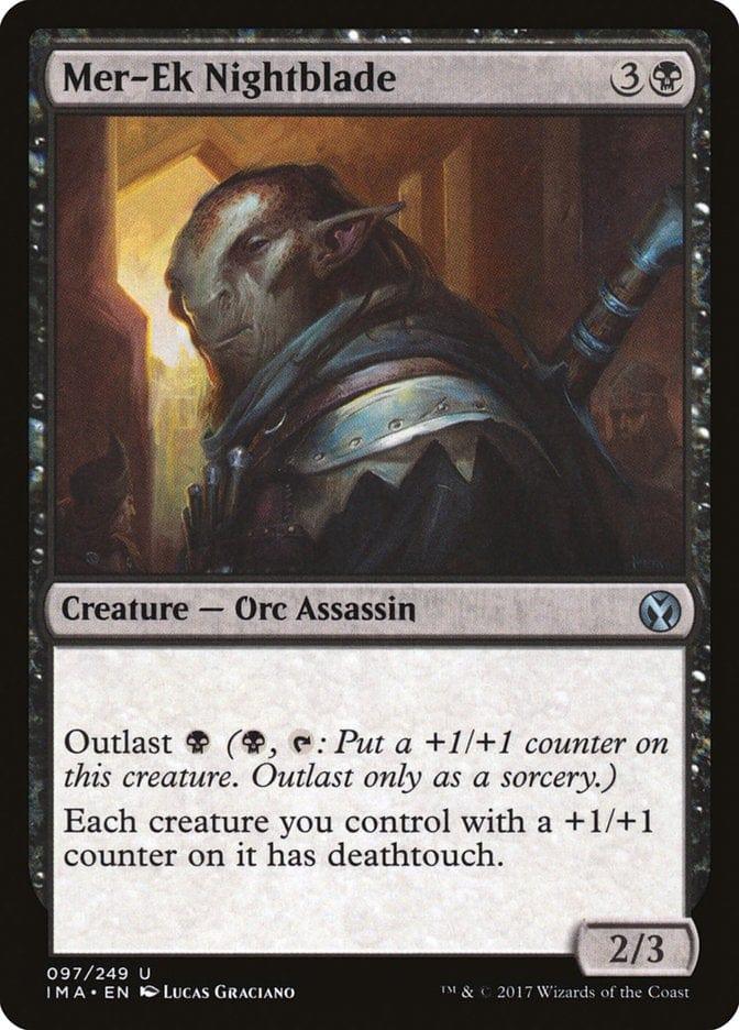 Magic: The Gathering MTG Single Mer-Ek Nightblade [Iconic Masters]