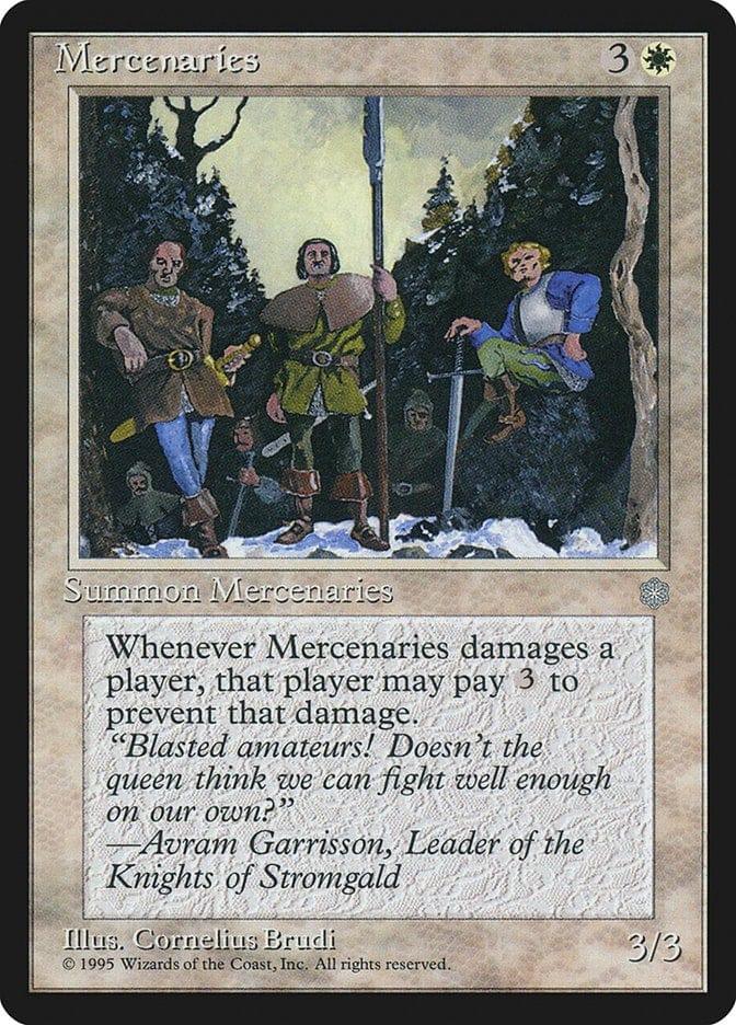Magic: The Gathering MTG Single Mercenaries [Ice Age]