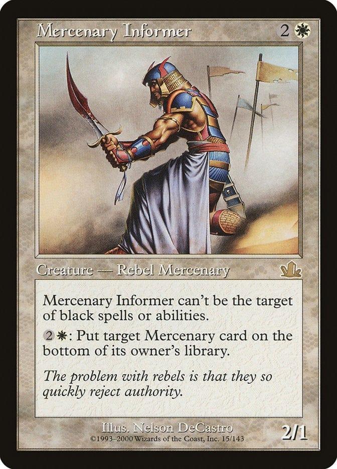 Magic: The Gathering MTG Single Mercenary Informer [Prophecy]