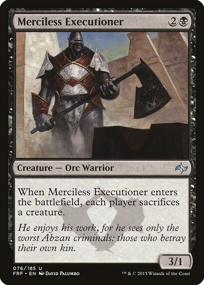 Magic: The Gathering MTG Single Merciless Executioner [Fate Reforged]