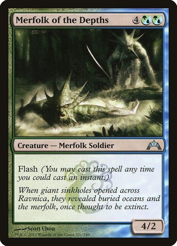 Magic: The Gathering MTG Single Merfolk of the Depths [Gatecrash]