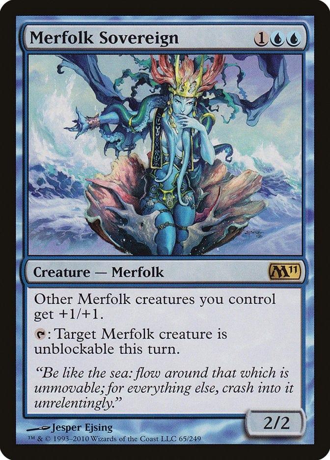 Magic: The Gathering MTG Single Merfolk Sovereign [Magic 2011]