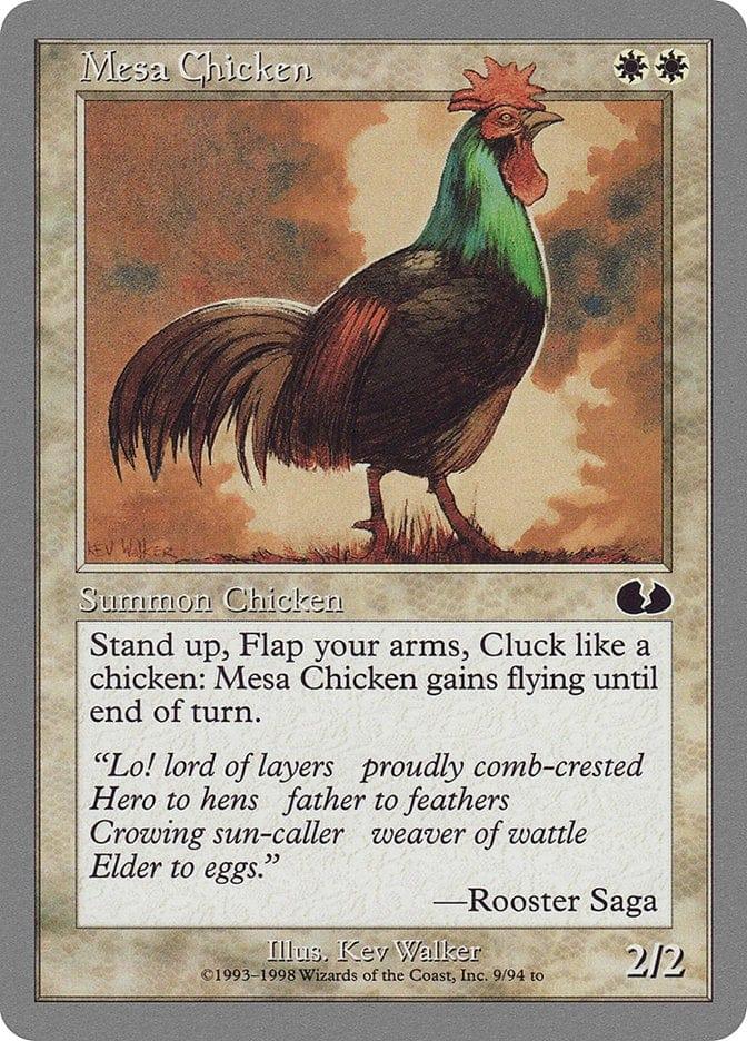 Magic: The Gathering MTG Single Mesa Chicken [Unglued]