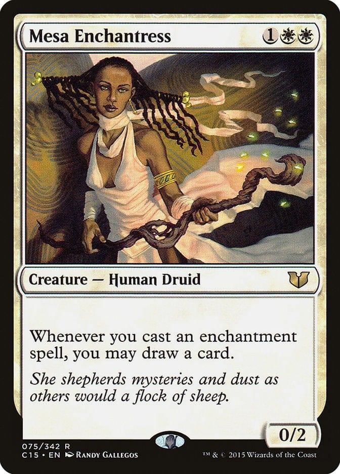 Magic: The Gathering MTG Single Mesa Enchantress [Commander 2015]