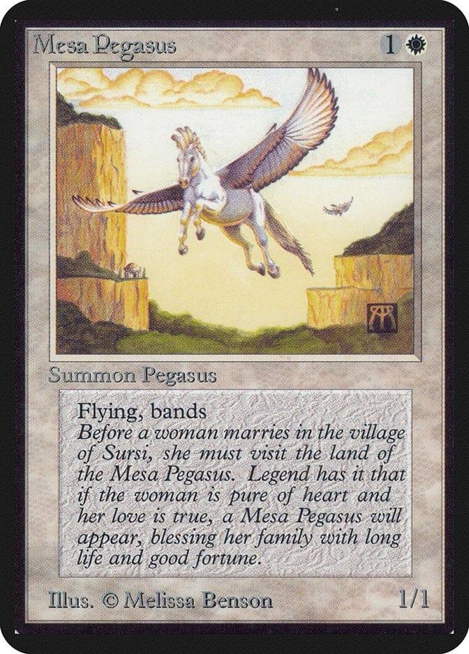 Magic: The Gathering MTG Single Mesa Pegasus [Limited Edition Alpha]