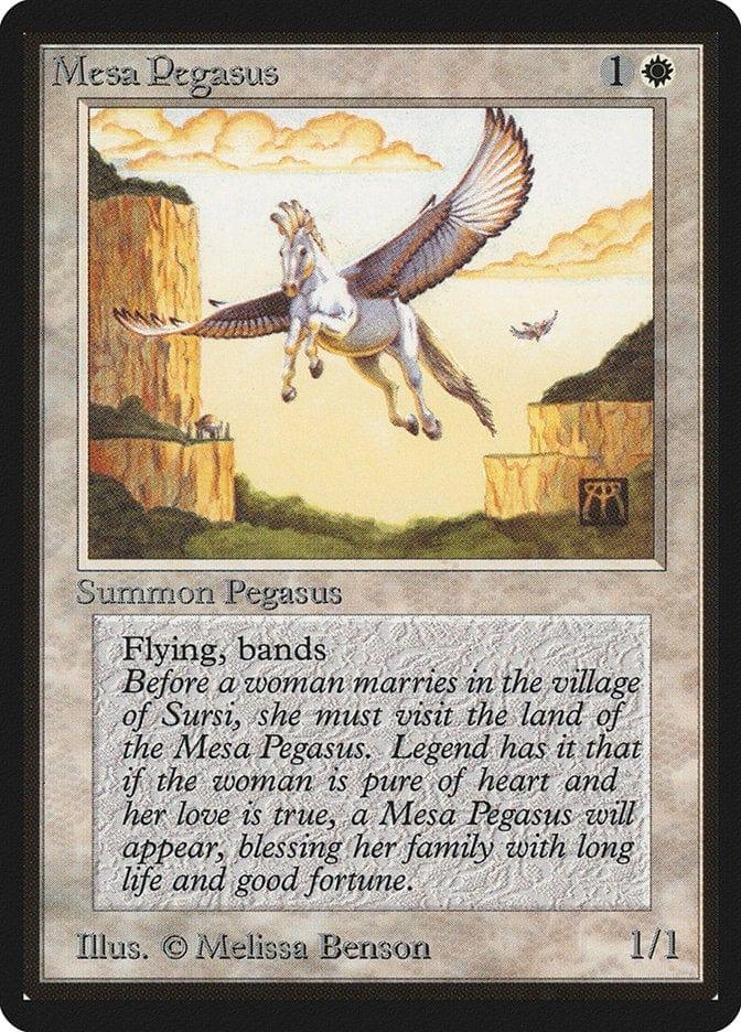 Magic: The Gathering MTG Single Mesa Pegasus [Limited Edition Beta]