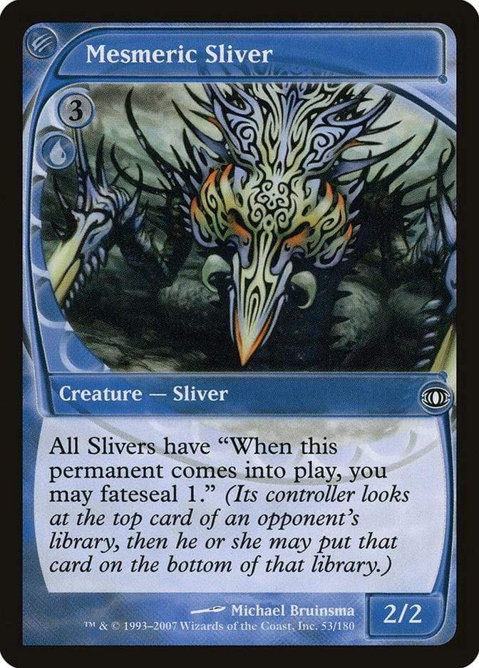 Magic: The Gathering MTG Single Mesmeric Sliver [Future Sight]