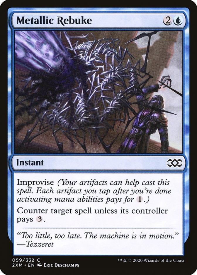 Magic: The Gathering MTG Single Metallic Rebuke [Double Masters]