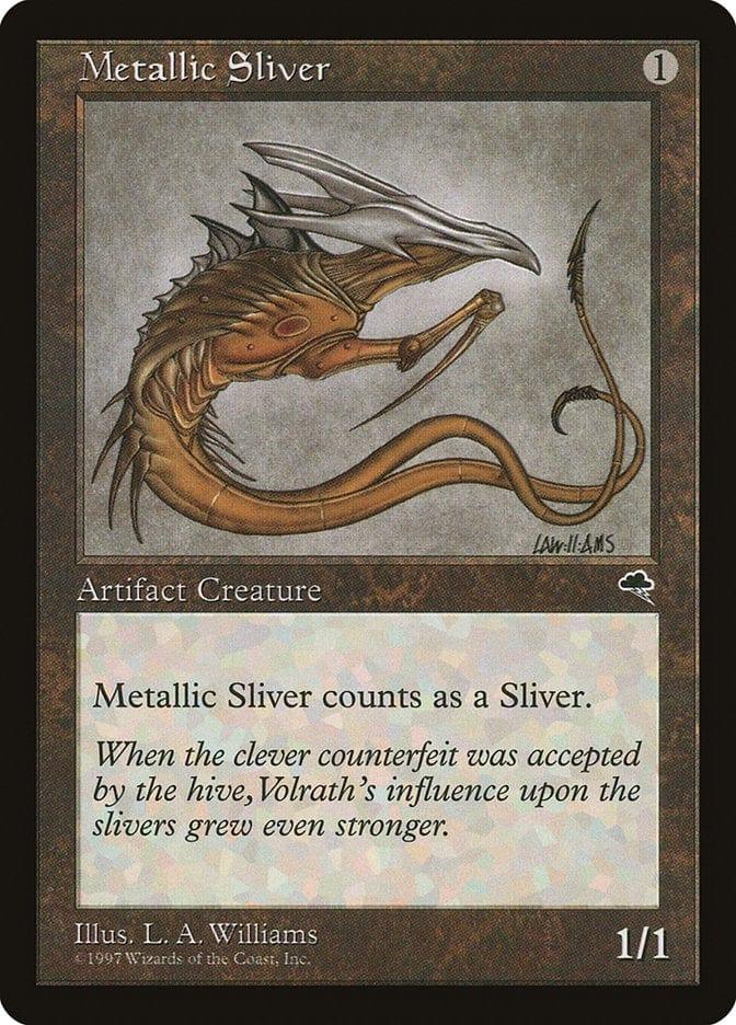 Magic: The Gathering MTG Single Metallic Sliver [Tempest]
